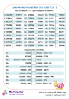 Comparando Números De 6 Dígito 2