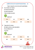 Acertijos De Valor Posicional 2C