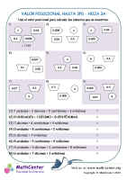 Valor Posicional Hasta 3Pd Hoja 3A