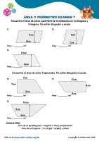 Área Y Perímetro Examen 7