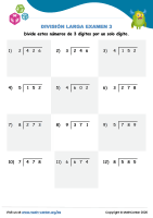 División Larga Examen 3