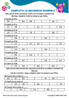 Completa La Secuencia Examen 8