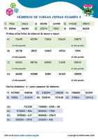 Números De Varias Cifras Examen 4