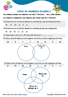 Tipos De Números Examen 2