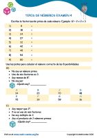 Tipos De Números Examen 4