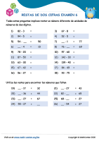 Números Hasta 100 Examen 6