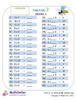 3 Prueba de tablas de multiplicar 3