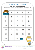 Compter par 2 - fiche 2