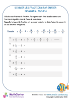 Division des fractions par des nombres entiers 4