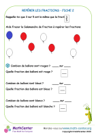 Repérer les fractions fiche 2