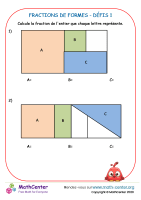 Fractions de formes défis 1