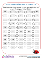 Les opérations de quadra - puzzle 5