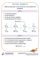 Fraction - énigmes 5a