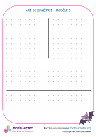Axe de symétrie - modèle 2