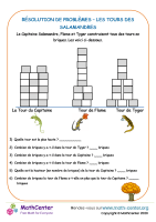 Résolution de problèmes - tours de salamandre