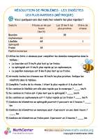 Résolution de problèmes - les insectes les plus rapides