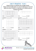 Aire et périmètre fiche 1