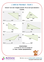 L'aire triangle fiche 3