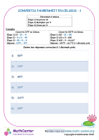 Convertis fahrenheit en celsius 1