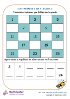 Números pares e ímpares imprimível 2ª série planilhas