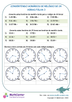 Definição de horas AM, PM e 24 horas