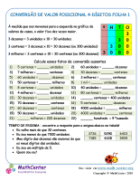 Valor Posicional Quarto Ano | Atividades de matemática