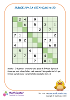 Atividades de Sudoku para 5º Ano –