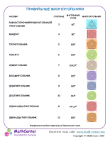 Правильные Многоугольники 6