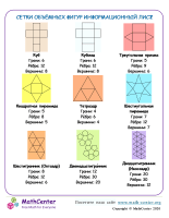 Сетки Объёмных Фигур Информационный Лист 2