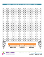 Раскрасьте По Номерам - Летучая Мышь (Числа 15 До 20)