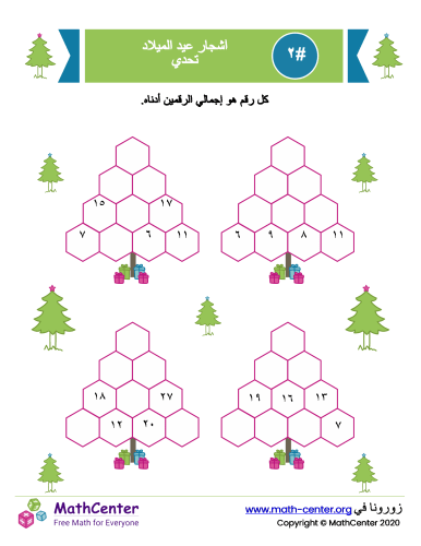 جمع شجرة عيد الميلاد التحدي ٢