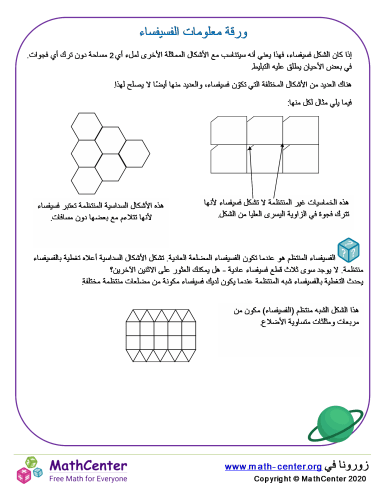 ورقة معلومات الفسيفساء