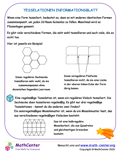 Tesselationen Informationsblatt