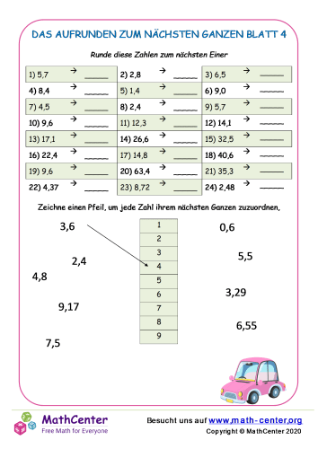 Das Aufrunden Zum Nächsten Ganzen Blatt 4