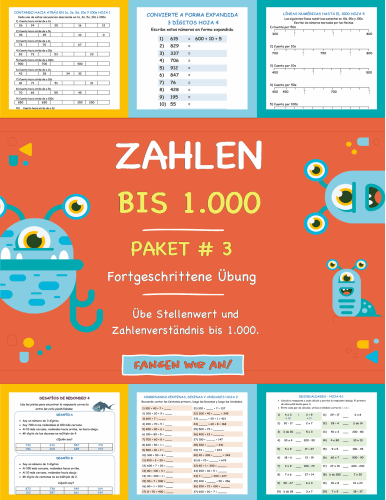 Zahlen Bis 1.000 - Fortgeschrittene Übung