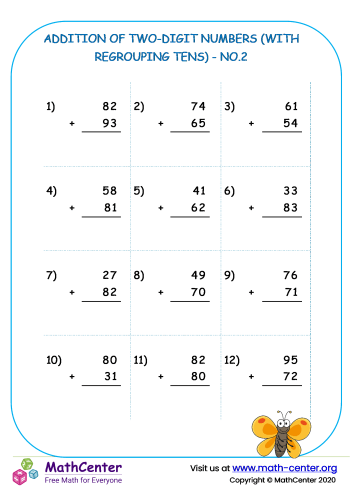 regrouping addition