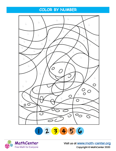 Pre-Kindergarten Coloring Activities: Color by Number