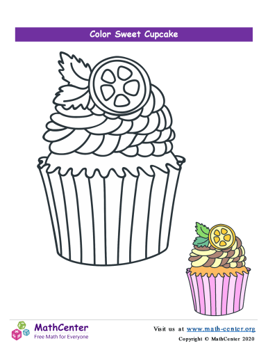 Color The Cupcake No.3