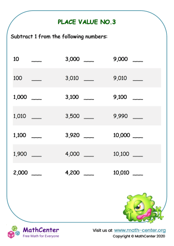 3rd Grade Math: Place Value