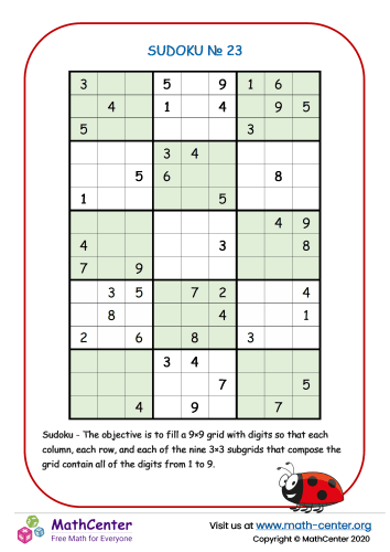 Sudoku No.23