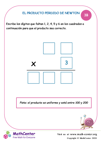El Producto Perdido De Newton 3B