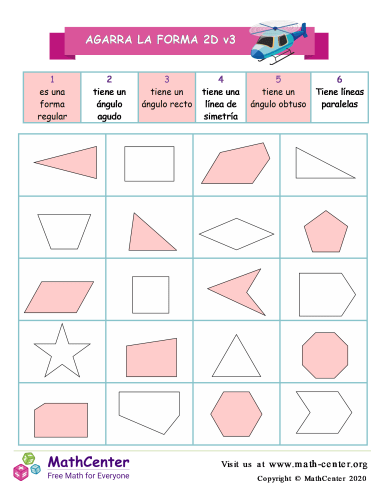 Juego: Las propiedades de la forma