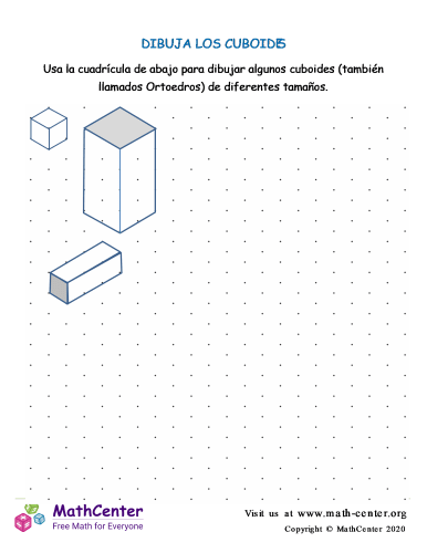 Dibuja Los Cuboides