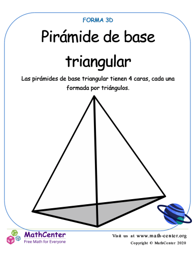 hoja de trabajo de piramide triangular