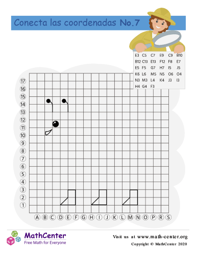 Conectar las coordenadas Nº 7