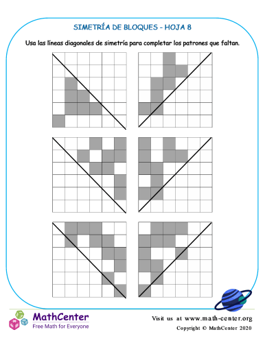 Simetría De Bloques Hoja 8
