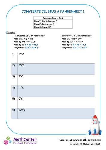 Convierte Celsius A Fahrenheit 1