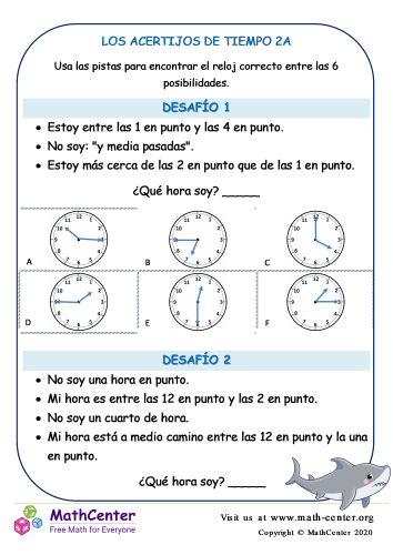 Los Acertijos De Tiempo 2A