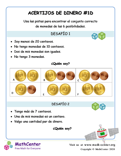 Acertijos de dinero (1D) (Argentina)