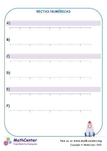 Rectas numéricas N° 9